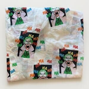 Vintage 1989 Joker Batman DC Comics Twin Sheet – HaHaHa Print Classic Kids Decor